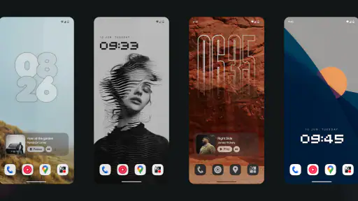 Muviz Widgets: Clock, Music., screenshot
