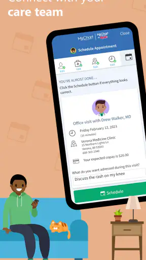 MyChart screenshot
