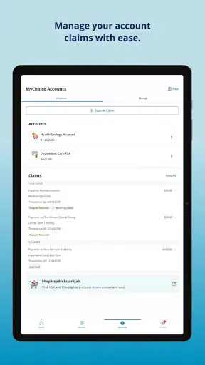 MyChoice Benefits screenshot
