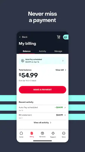 MyFrontier screenshot