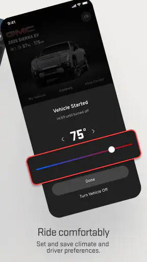 myGMC screenshot