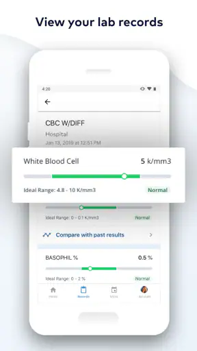MyHealthONE screenshot