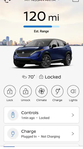 MyNISSAN® screenshot