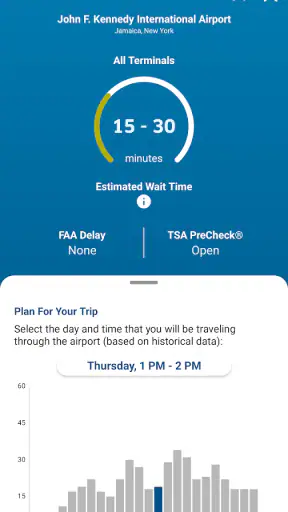 MyTSA screenshot