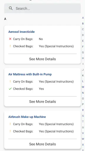 MyTSA screenshot