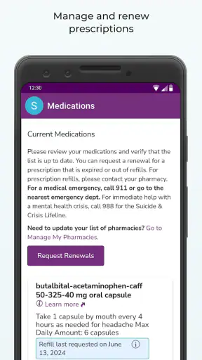 MyUPMC screenshot