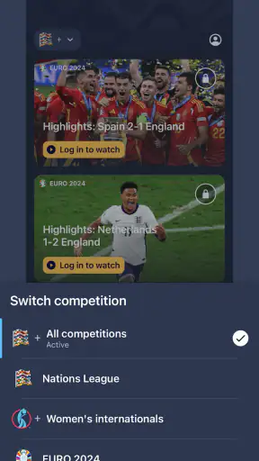 Nations League & Women's EURO screenshot