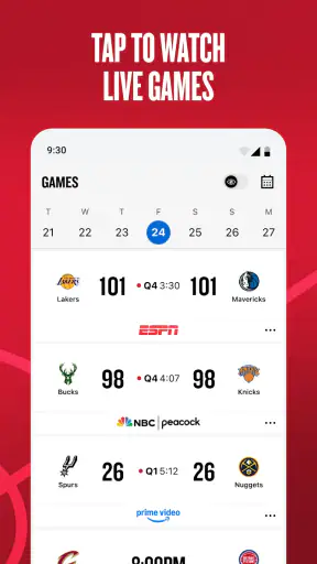 NBA: Live Games & Scores screenshot