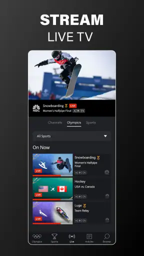 NBC Sports screenshot