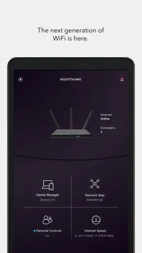 NETGEAR Nighthawk WiFi Router screenshot