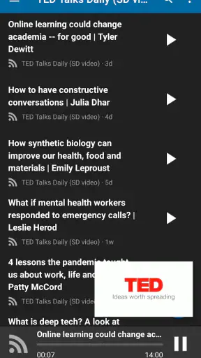 Nextcloud News screenshot