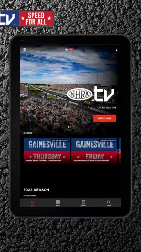NHRA.TV screenshot