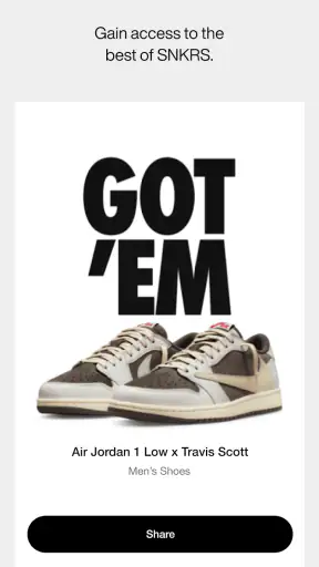 Nike SNKRS: Shoes & Streetwear screenshot