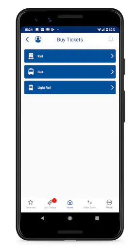 NJ TRANSIT Mobile App screenshot