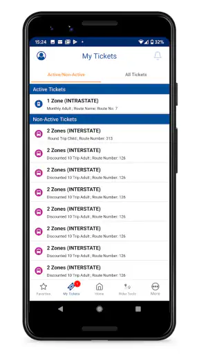 NJ TRANSIT Mobile App screenshot