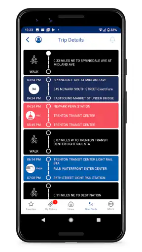 NJ TRANSIT Mobile App screenshot