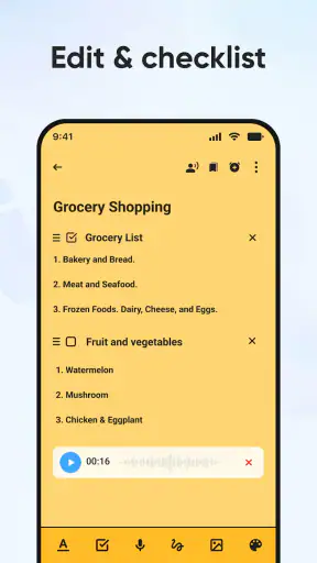 Notepad, Notebook, Notes app screenshot