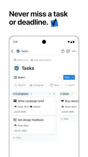 Notion: Notes, Tasks, AI screenshot