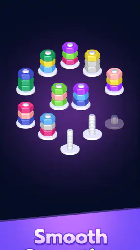 Nuts And Bolts Sort screenshot