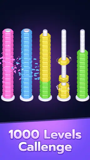 Nuts And Bolts Sort screenshot