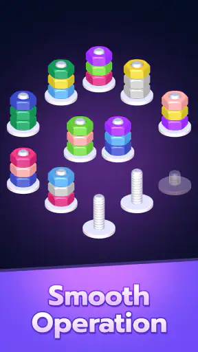 Nuts And Bolts Sort screenshot