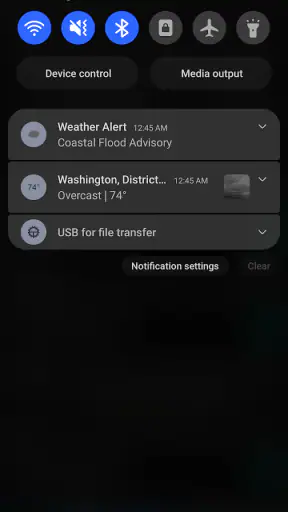 NWS Weather screenshot