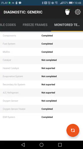 OBD JScan screenshot
