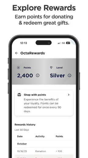OctaApp - Donate Plasma screenshot