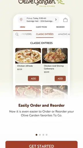 Olive Garden Italian Kitchen screenshot