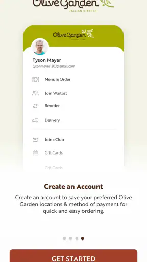 Olive Garden Italian Kitchen screenshot
