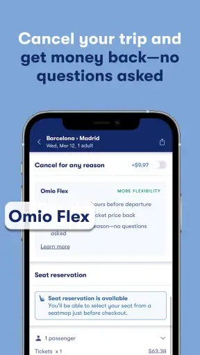 Omio: Book Train, Bus, Flights screenshot