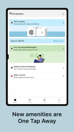 One Tap Away screenshot