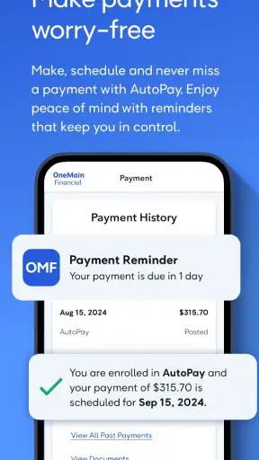 OneMain Financial screenshot