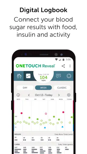 ​OneTouch Reveal® app screenshot