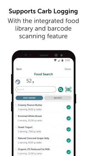 ​OneTouch Reveal® app screenshot