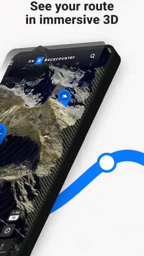 onX Backcountry Trail Maps GPS screenshot