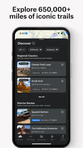 onX Backcountry Trail Maps GPS screenshot