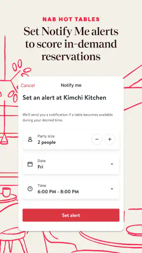 OpenTable screenshot