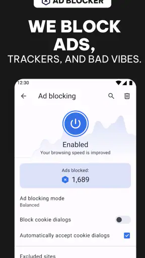 Opera: Private Web Browser screenshot