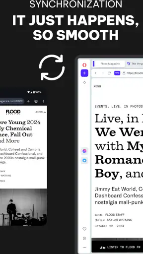 Opera: Private Web Browser screenshot
