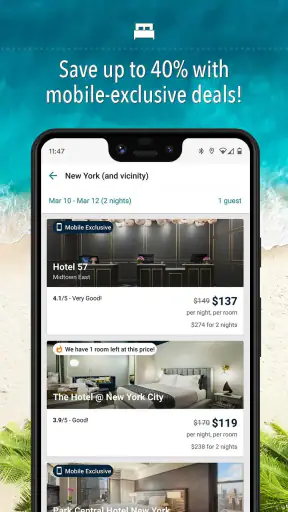 Orbitz Hotels & Flights screenshot