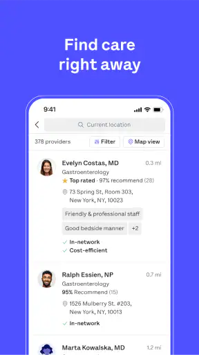 Oscar Health screenshot