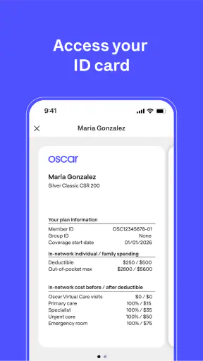 Oscar Health screenshot