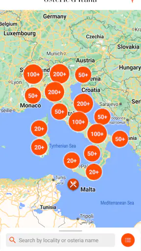 Osterie d'Italia 2025 screenshot