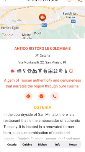 Osterie d'Italia 2025 screenshot