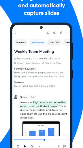 OtterAI Transcribe Voice Notes screenshot