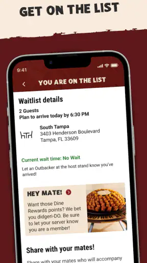 Outback Steakhouse screenshot