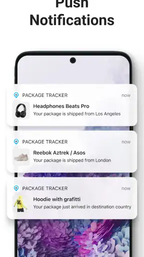 Package Tracker - pkge Mobile screenshot