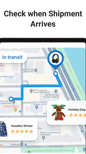 Package Tracker - pkge Mobile screenshot