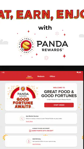 Panda Express screenshot